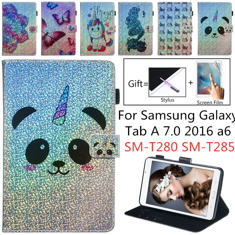 Мягкий чехол из ТПУ для планшета Samsung Galaxy Tab A 7 0 2016 a6 T280 T285 SM дюймов задняя крышка с