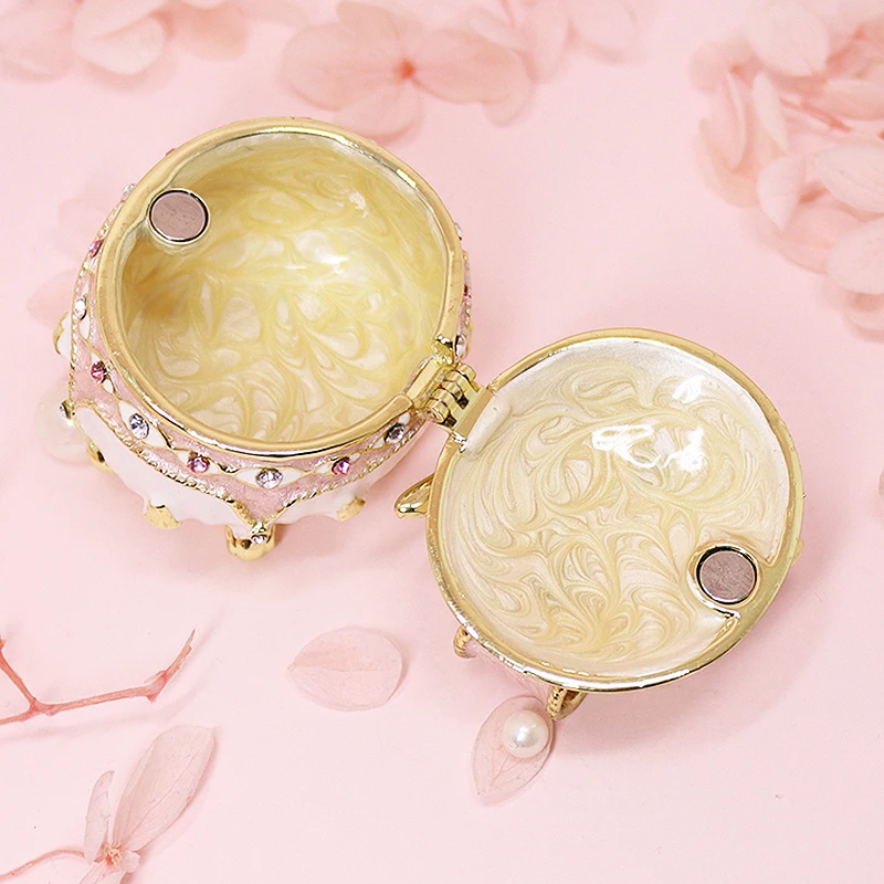 

Cy Bell Bow Gem High-End Jewelry Box Girlfriends Girlfriend Cute Storage
