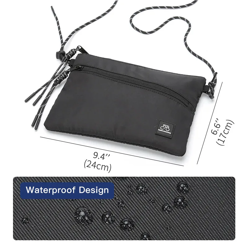 

inrnn Fashion Messenger Bag for Men Waterproof Shoulder Bag Short Trip Male Travel Outdoor Crossbody Bags Small Light Sling Bag