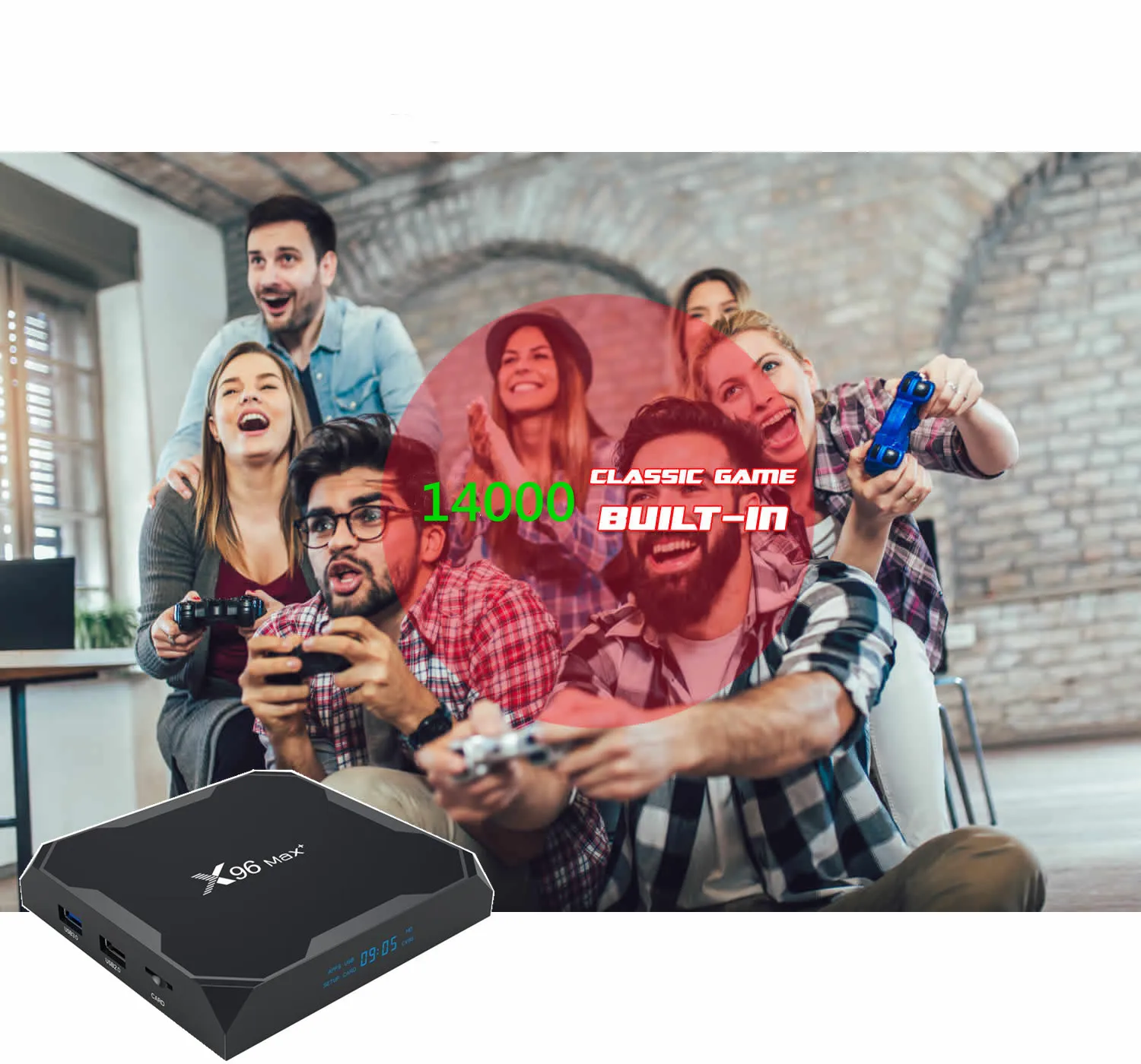 Супер консоль X Pro 4K HD Ретро игровая для PSP/PS1/DC/N64 видеоигр с 14000 + играми KODI