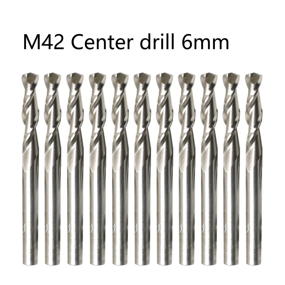 

10pcs 6mm Center Drill Bit Suitable For M42 Bimetallic Hole Opener Drill Bits Power Tools 10pcs 5mm Center Drill Bit Power Tools