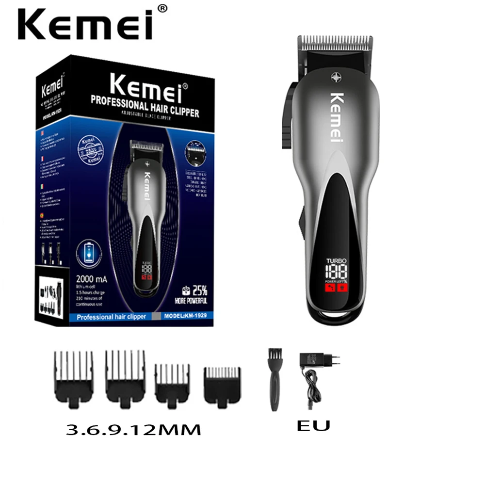 

Kemei electric hair trimmer kemei professional hair clipper powerful hair shaving machine hair cutting beard electric razor