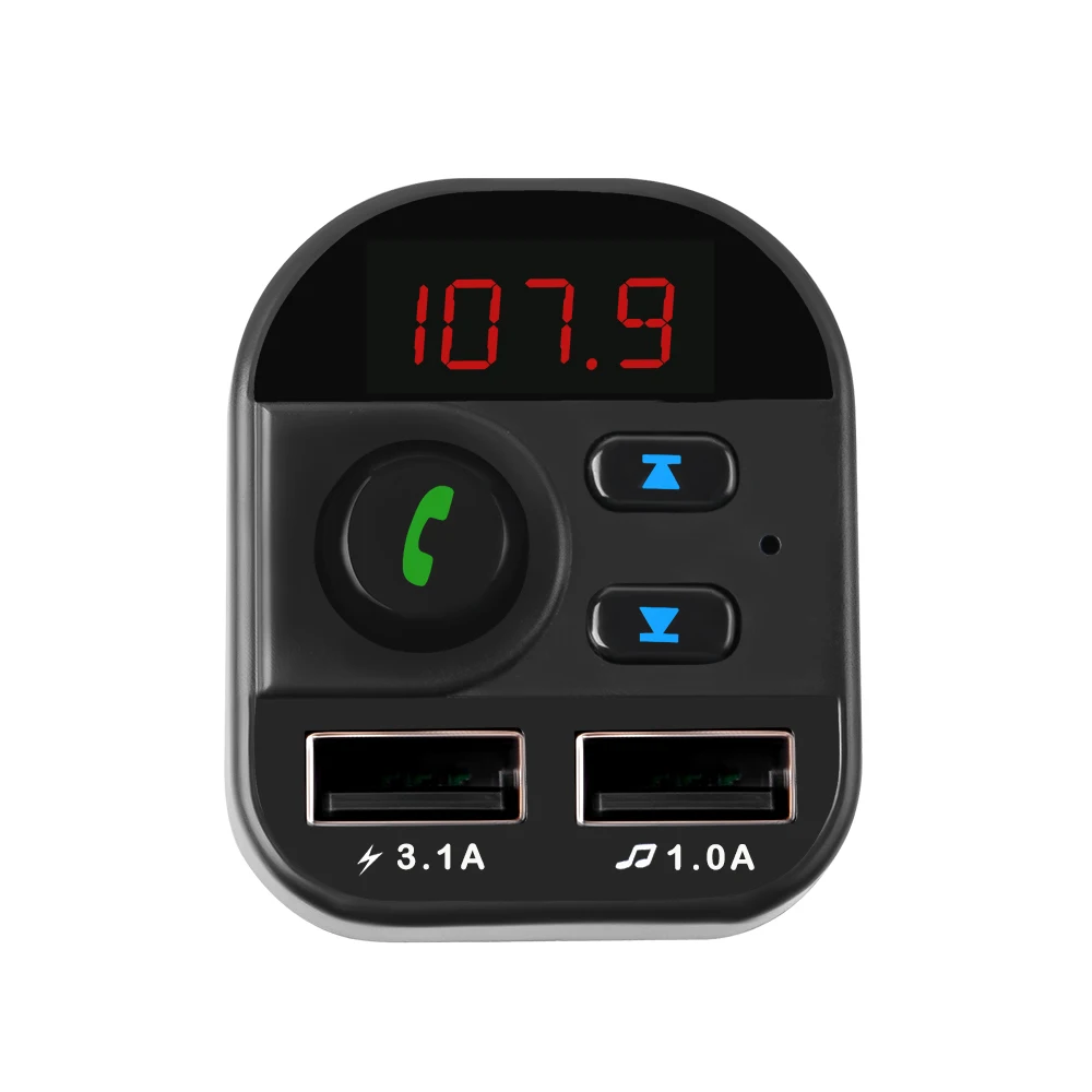 Автомобильный FM-трансмиттер с ЖК-дисплеем 5 0 А | Автомобили и мотоциклы