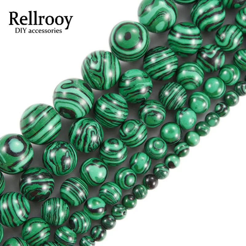 Зеленый краситель Малахитовый Павлин натуральный камень круглый Новинка!