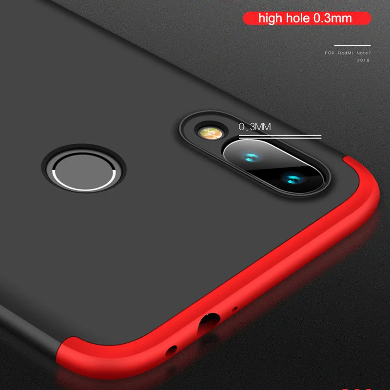 Чехол полностью защищающий телефон для Xiaomi Redmi Note 8 Pro крышка на xiomi Redmi Note 7 камеры одноступенного процесса 8 7s 6A 6 Pro защитный бампер жесткая задняя панель