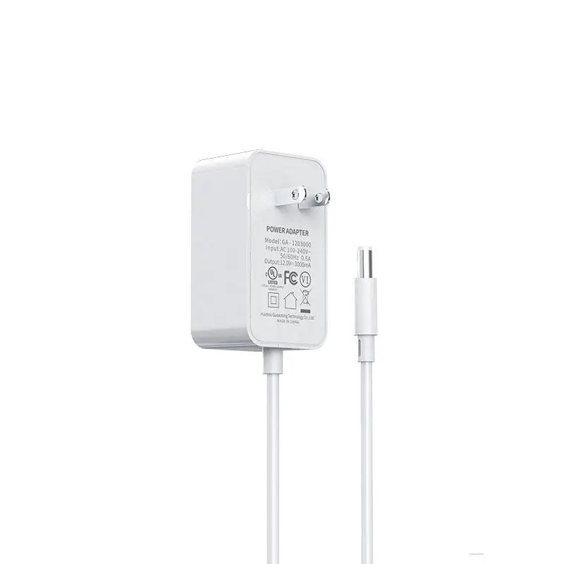 

12V3A Power Adapter US UL Certification White Six-level Energy Efficiency FCC Certification 36W Power Adapter