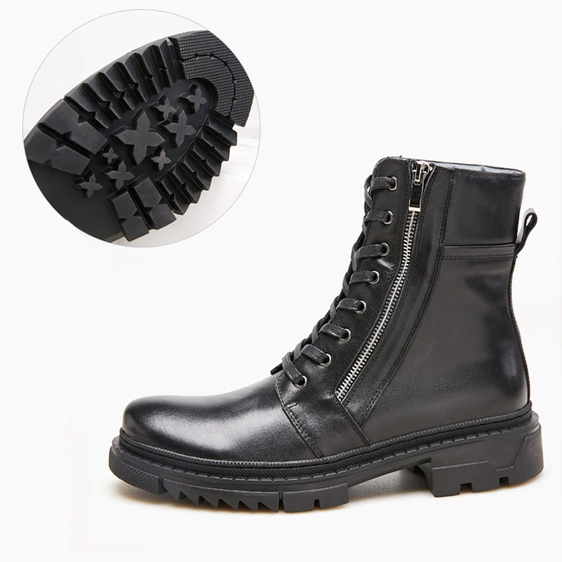 ZFTL/Новые мужские Ботинки Martin Повседневная мужская зимняя теплая обувь из