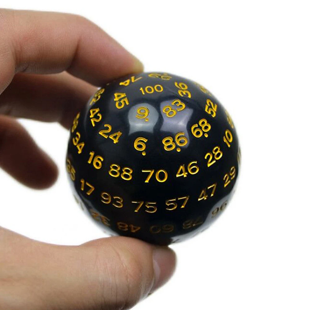 100 боковых полигедрических игральных костей D100 многосторонние Акриловые Кубики