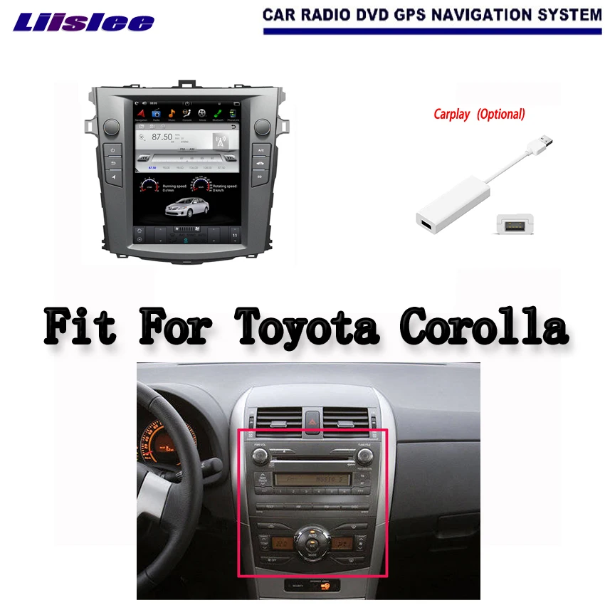 Android 2G RAM для Toyota Corolla 2007 ~ 2012 автомобильный Радио Аудио Видео Мультимедиа DVD плеер