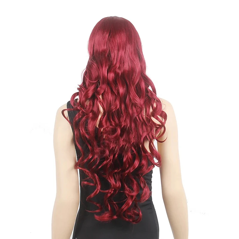 HAIRJOY женский парик из синтетических волос длинные вьющиеся парики теплое волокно