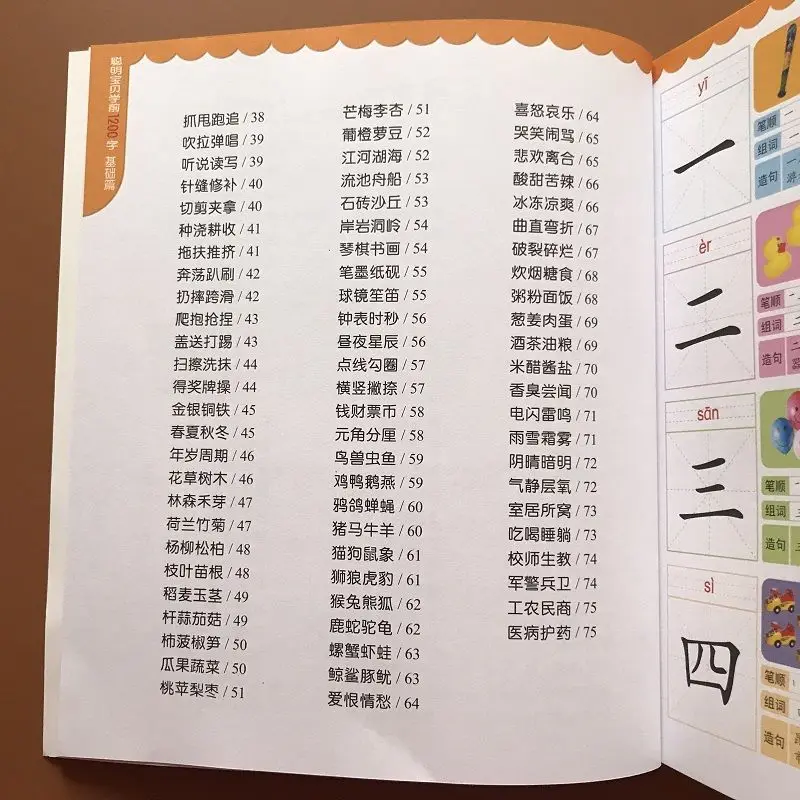 Китайский основы персонажей Хан Zi грамотности чтения книги Для детей взрослых