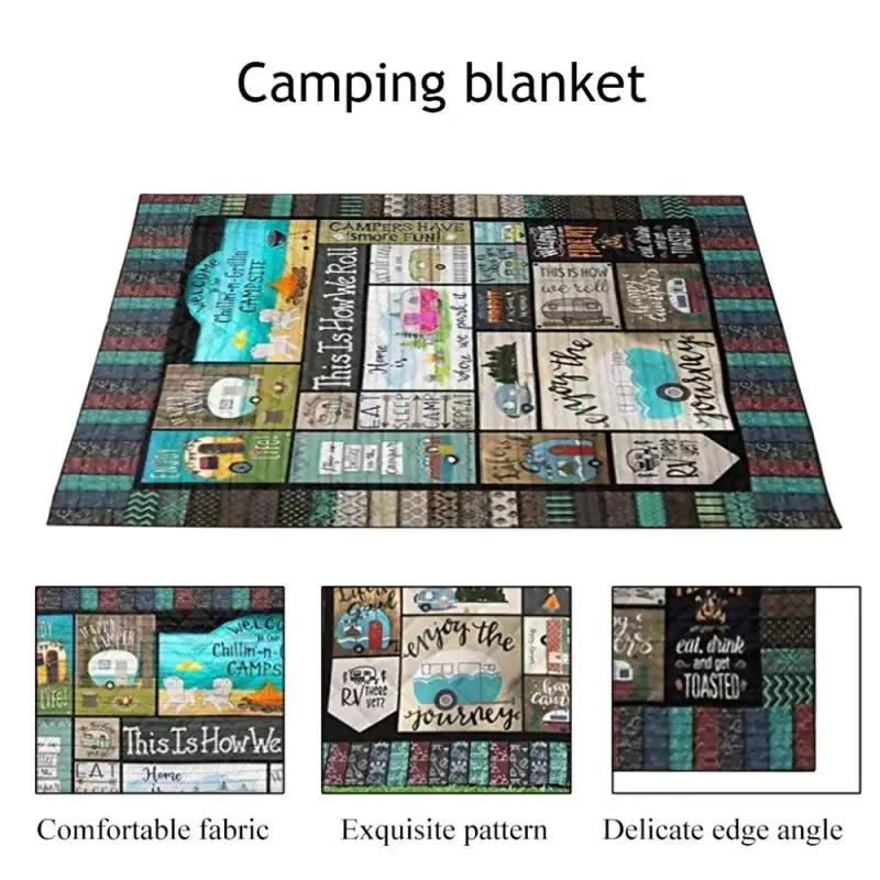 

4 style Folding Camping Mat Wterproof Thickened Picnic Mat Beach Pad Children's Playing Mat Tent Moistureproof Sleeping Blanket