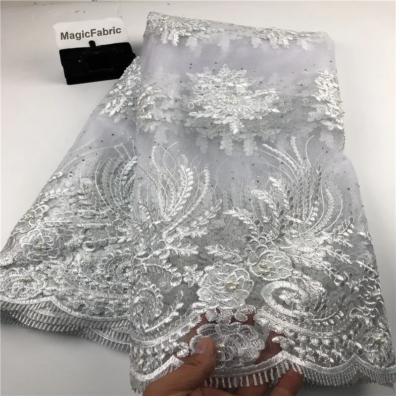Нигерийская кружевная ткань вышитая в Дубае французское Тюлевое кружево