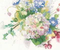 

6-Bonnie Rabbit - Birthday cross stitch kit Animal cotton thread Love lock canvas stitching embroidery Lanarte PN-0151018