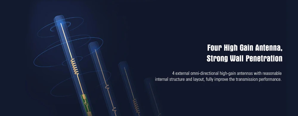 Xiaomi Mi 4A маршрутизатор Gigabit Edition 2,4 ГГц+ 5 ГГц Wi-Fi 16 Мб rom+ 128 Мб DDR3 с высоким коэффициентом усиления 4 антенны дистанционное управление Поддержка IPv6 приложение