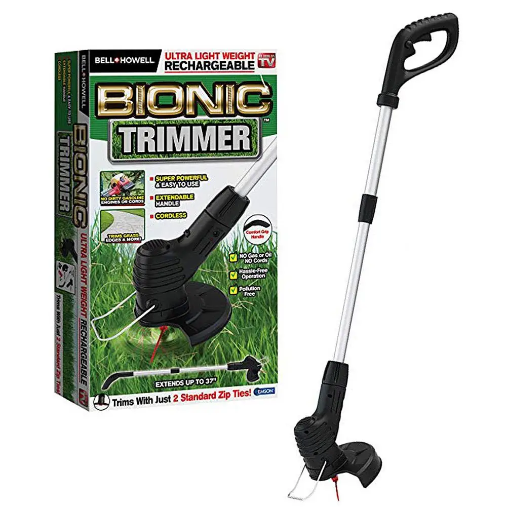 

Hand Held Chargeable Electric Grass Trimmer Cutter String Mower with Detachable Cordless Grass String Trimmer Pruning Cutter
