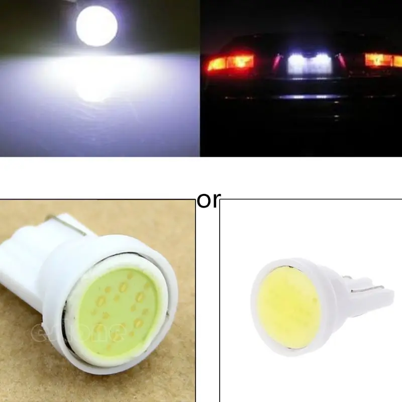 

K0AF Super Bright White 1 LED COB SMD T10 W5W Wedge Side luce lampada della lampadina