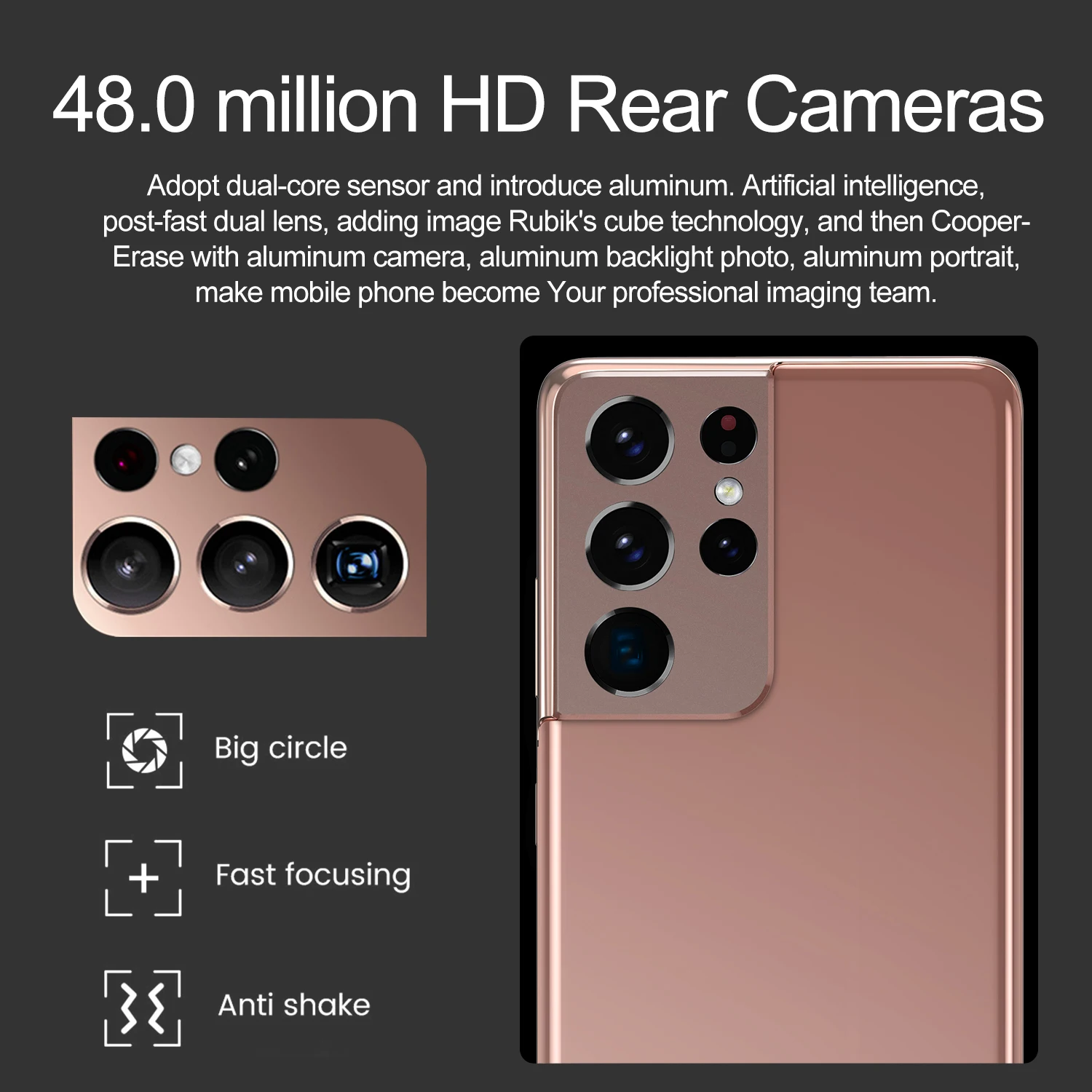 S21 Ultra-tel&eacute;fono inteligente 5G, versi&oacute;n Global, 16 + 512GB, 10 n&uacute;cleos, Android 10, 6800mAh, para juegos, identificaci&oacute;n facial-3