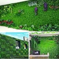 60x40cm artificial plant wall lawn home decoration background walldiy shopping mall store decoration green plantsplastic turf