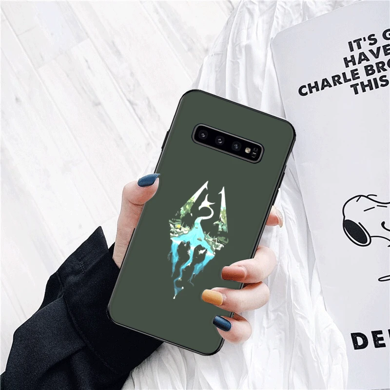 Чехол для телефона с логотипом Skyrim Samsung Galaxy A10S A20 A20S A20E A30S A40 A40S A50 A50S A60 A70 A70S M10 M20 M30