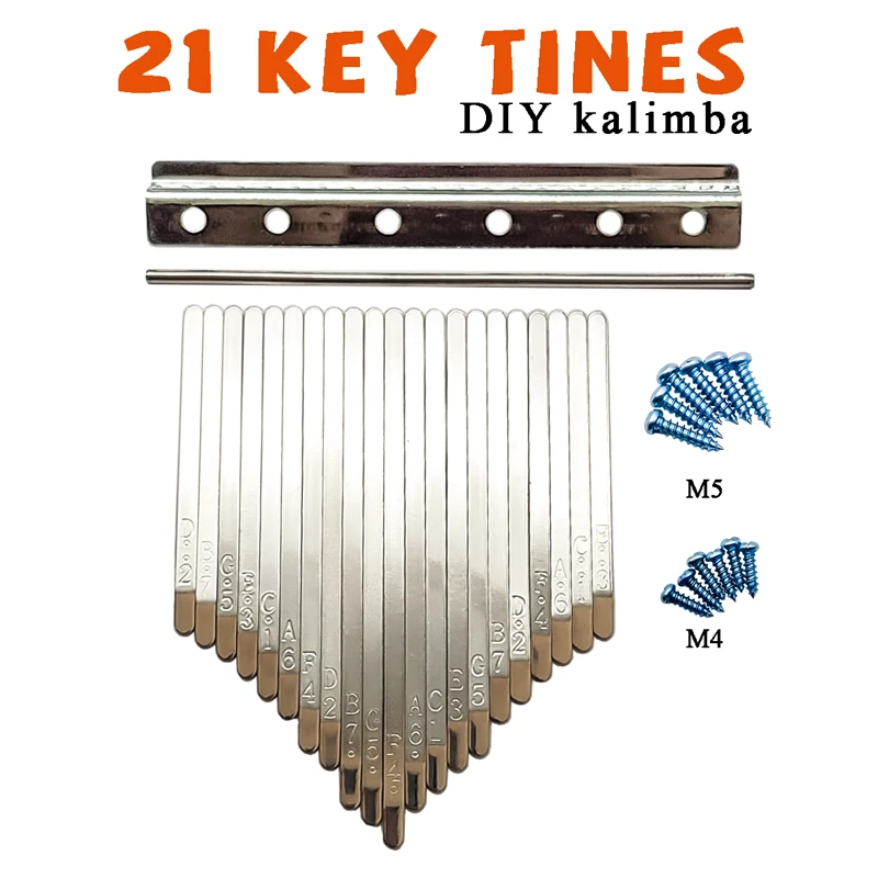 Набор ножек для пианино Kalimba 21 ножка Shrapnel Piece Kit Diy запасные части Аксессуары