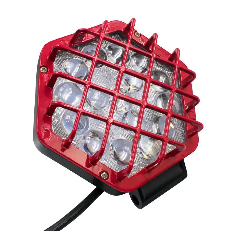 

led lights car accessories Super bright 9V-36V Spot LED work light 4inch 48W hexagon led light for Off road Car 4WD Truc