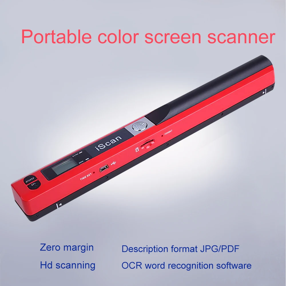Portable Document Image Scanner Easy to operate for PDF/JPG Battery Operated Small | Компьютеры и офис