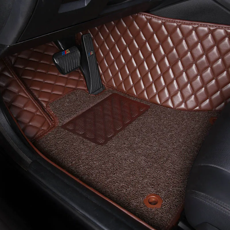 

FUZHKAQI Custom car floor mats for Cadillac all models SRX CTS Escalade ATS CT6 XT5 CT6 ATSL XTS SLS car accessories styling