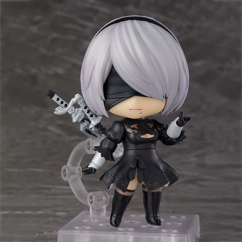 

NieR Automata аниме YoRHa No.2 тип B 2B Фигурки ПВХ 10 см экшн-Фигурки Коллекционная модель игрушки кукла