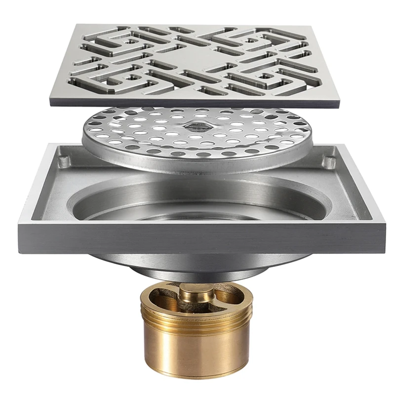 

HIDEEP Bathroom Floor Drain Shower Waste Drainsanti-Odor Floor Drain Shower Water Drain Strainer Bathroom Floor Drains