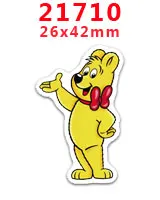PR-21710 Наборы для творчества Герой мультфильма с плоской задней частью Плоские наклейки 30 штук. PR-21709-21901 - Цвет: PR-21710