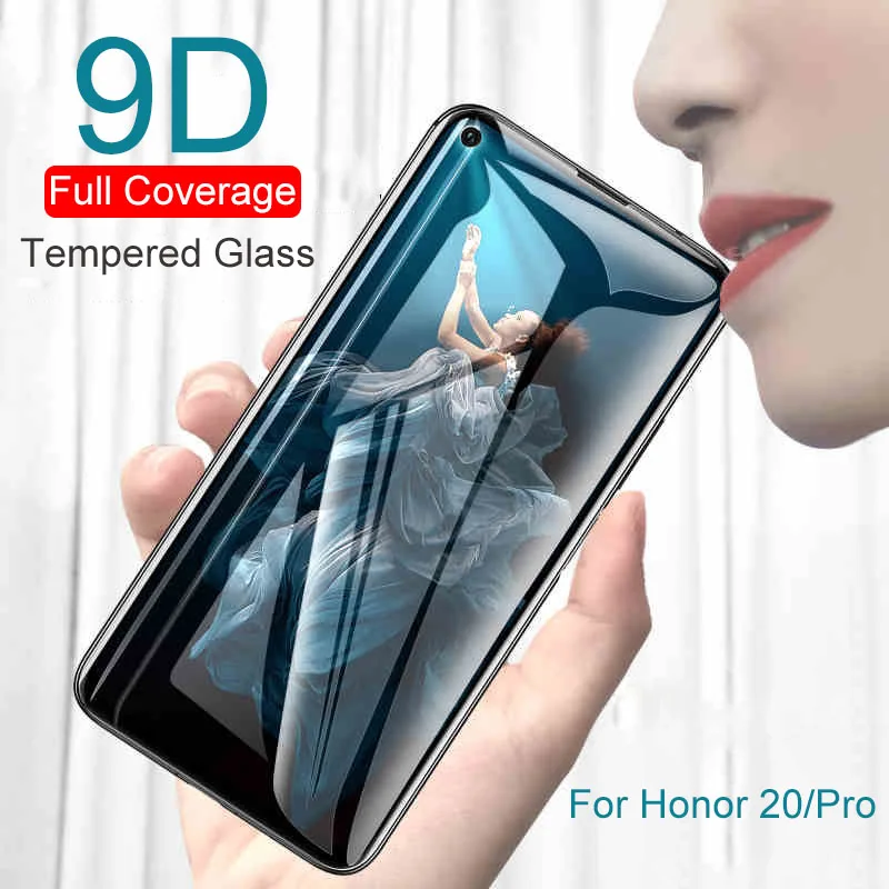 9D изогнутое закаленное стекло для huawei honor 20 pro lite защита экрана на hono20 honor 20i 20pro 20lite Защитная Сенсорная Пленка