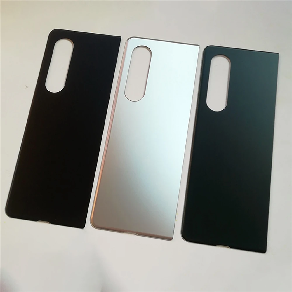1 pc phone battery back cover folding mobile phone glass cover replacement parts for samsung fold 3 free global shipping