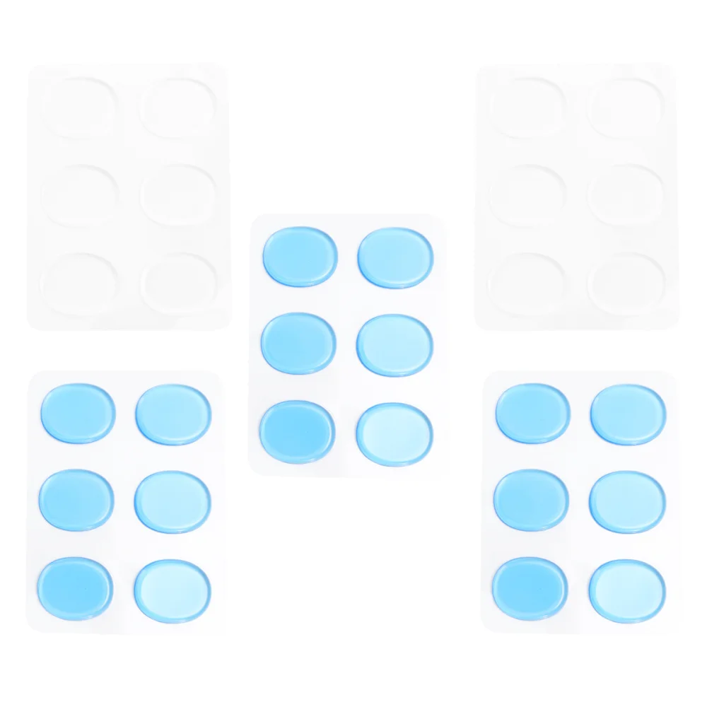 

30PCS Adhesive Drum Dampeners Pads Silicone Drum Silencers Dampening Drum Dampeners for Drums Tone Noise Reduction (Ran