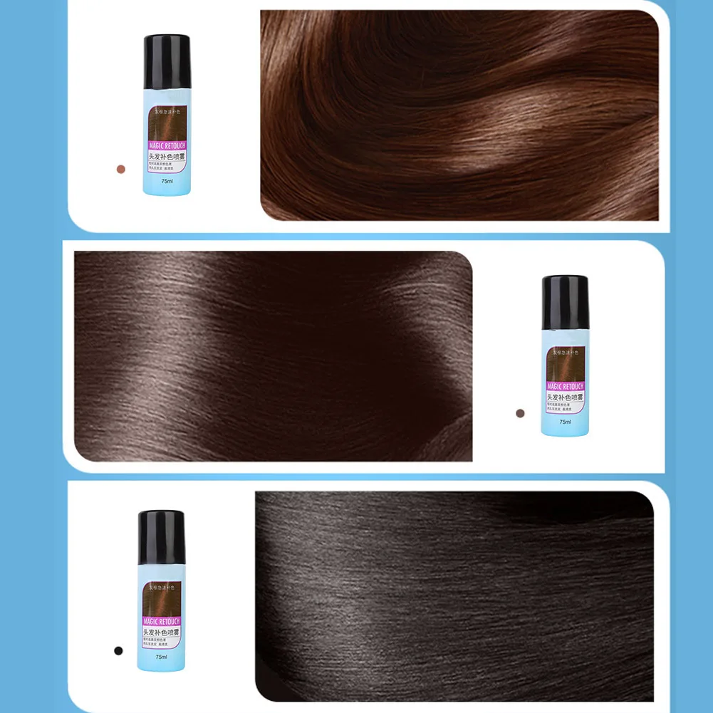 75 мл одноразовая краска для волос белое покрытие дополнительный цветной спрей