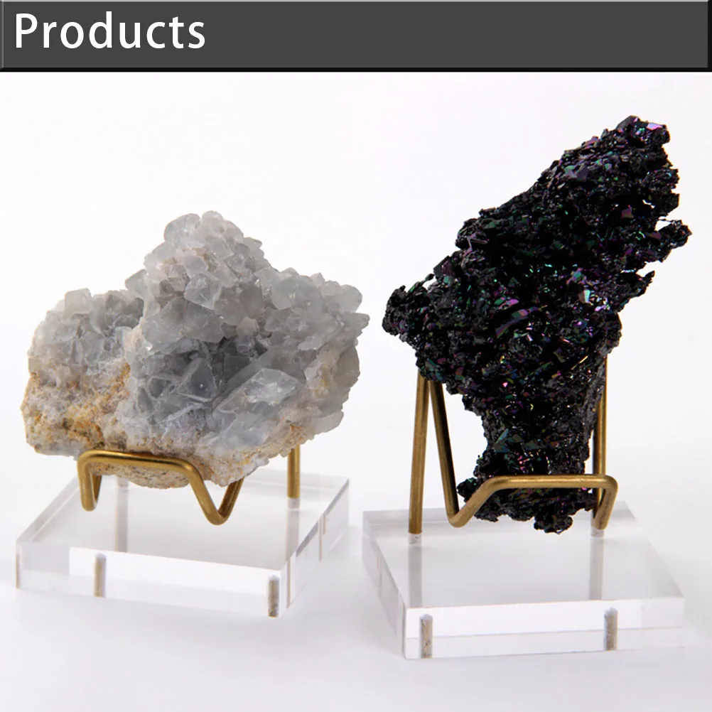 Акриловая кристаллическая подставка для дисплея настольная мольберта