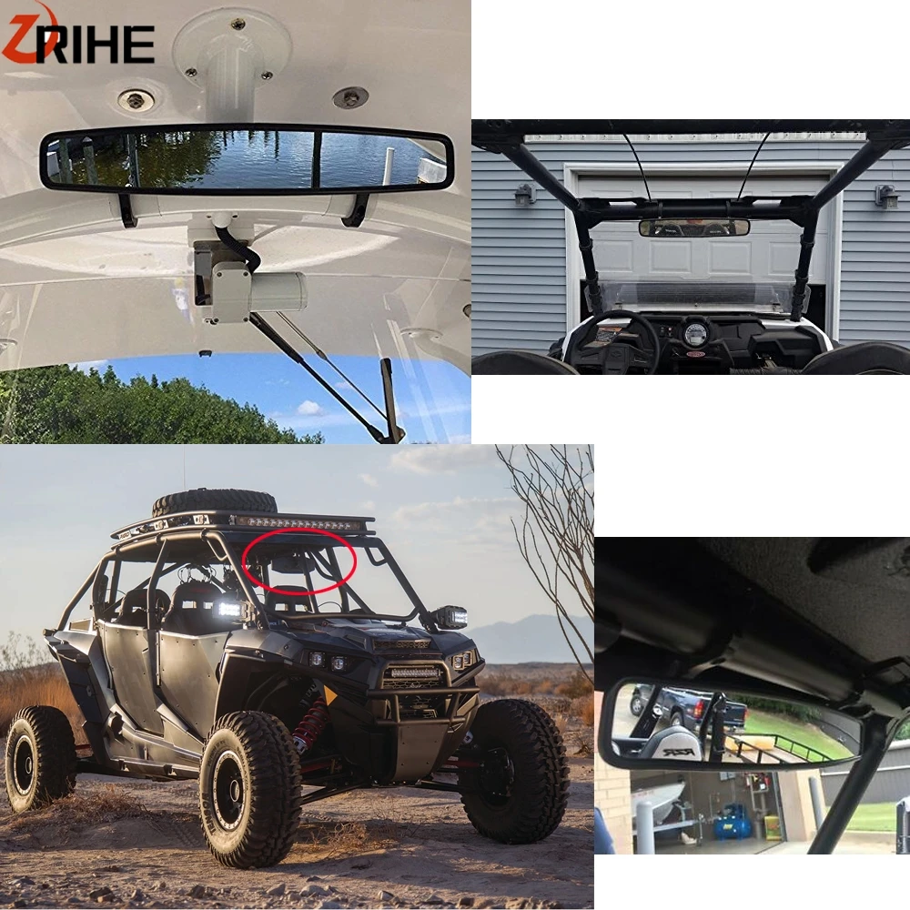 Панорамное зеркало заднего вида для Polaris Ranger и RZR 4 XP 2 дюйма | Автомобили мотоциклы