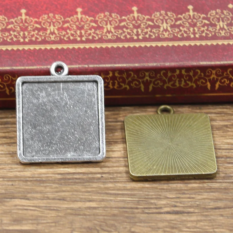 Основа кабошона 4 шт. подходит для установки 20 мм внутренний размер античная