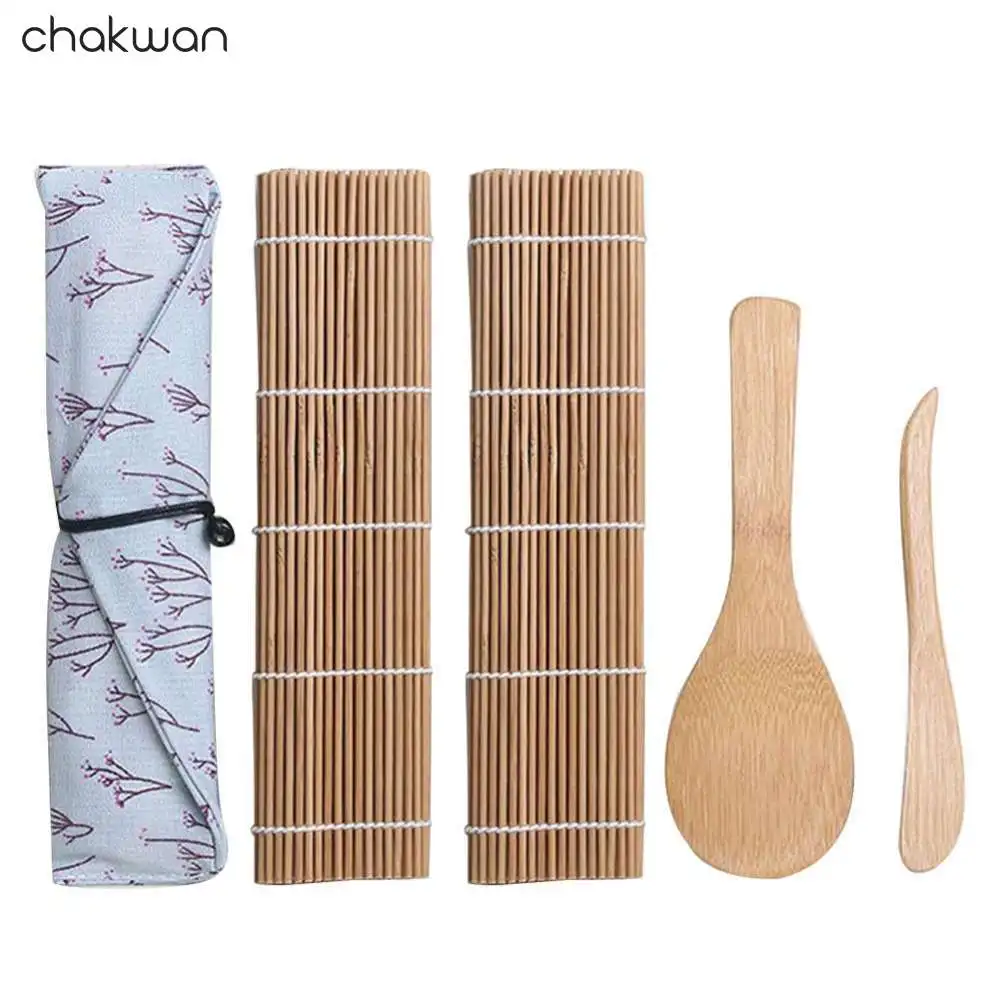 DIY кухонный набор для приготовления суши приготовление бамбуковых ковриков