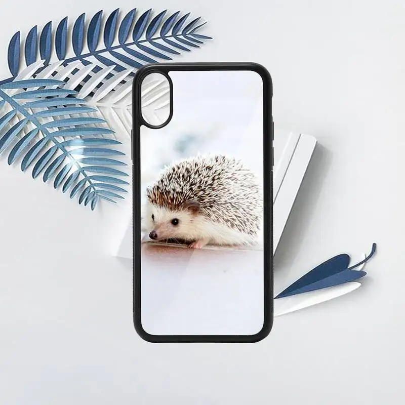 

Hedgehog lovely animal Phone Case PC for iPhone 11 12 pro XS MAX 8 7 6 6S Plus X 5S SE 2020 XR