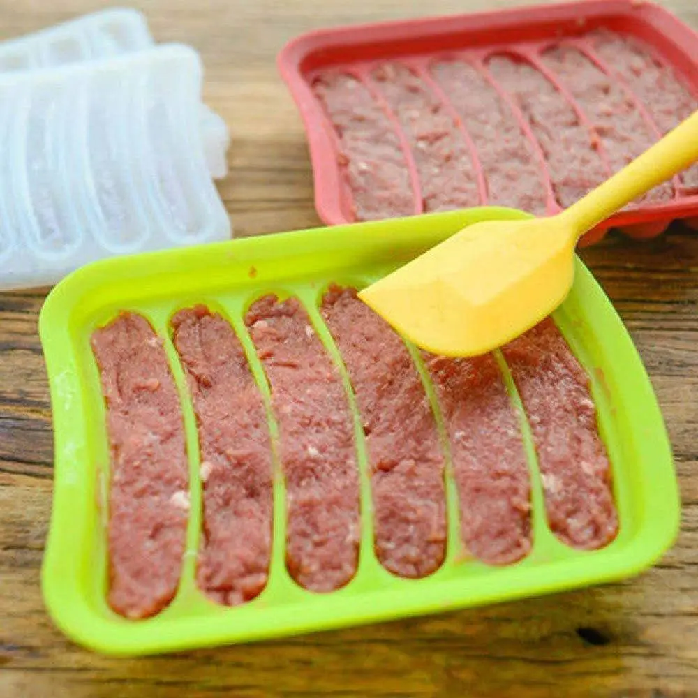 

DIY homemade Sausage Hot Dog Mold lce Cube Mould Bakeware Cake Decorating Tools Baking Moulds Heat-resistant Reusable