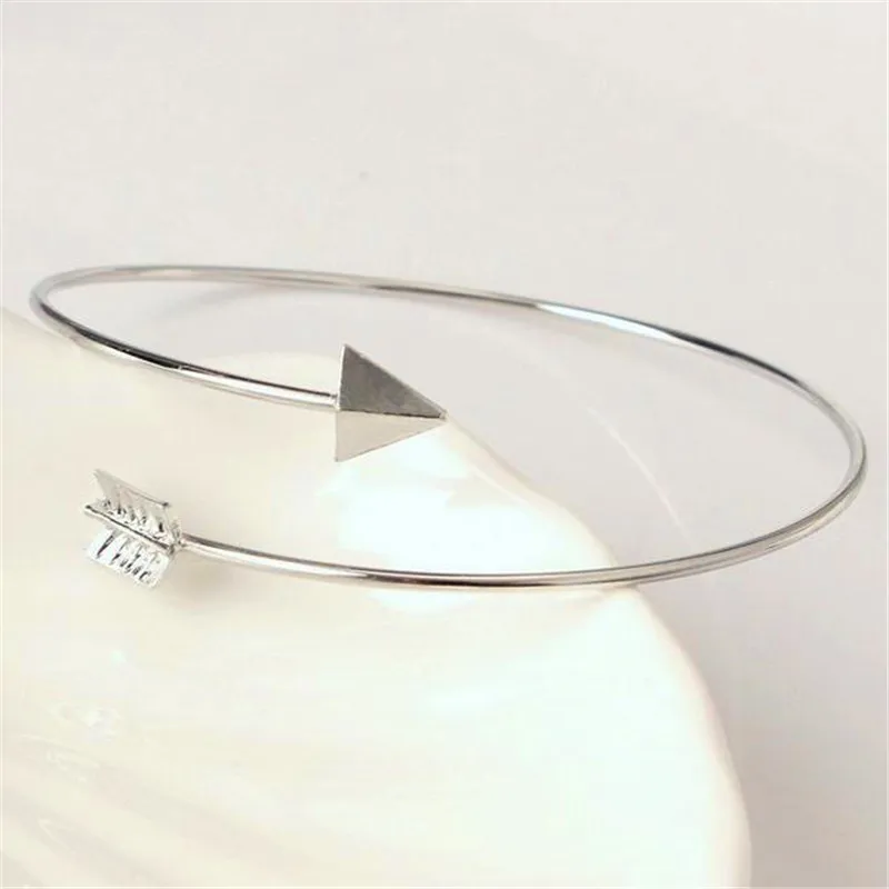 Hot Punk 2020 New Fashion Bracelet Personality Simple Geometric Gold silver Triangle Bangles Lady Wholesale Faith Bracelets | Украшения и
