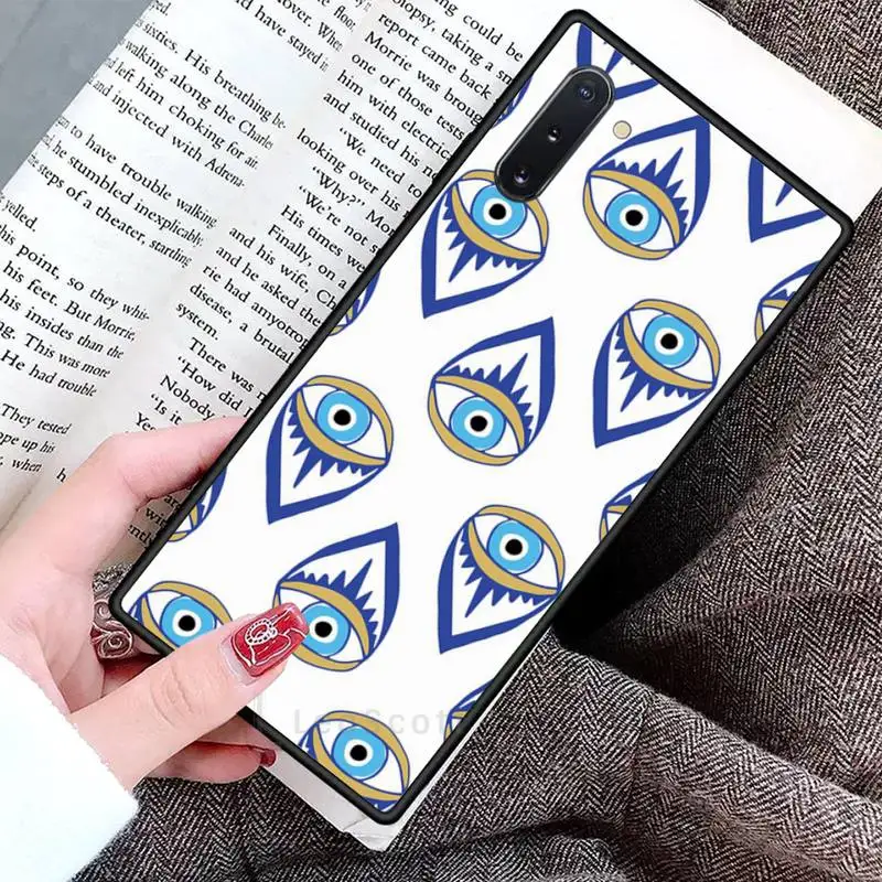 

Evil eye Phone Case For Samsung Galaxy S8 S9 S10 Plus S10E Note 3 4 5 6 7 8 9 10 Pro Lite cover