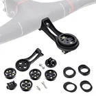 Держатель для велосипедного компьютера, держатель для крепления, кронштейн, пластиковое основание с шайбой, черный для GarminBrytonwahooCatey