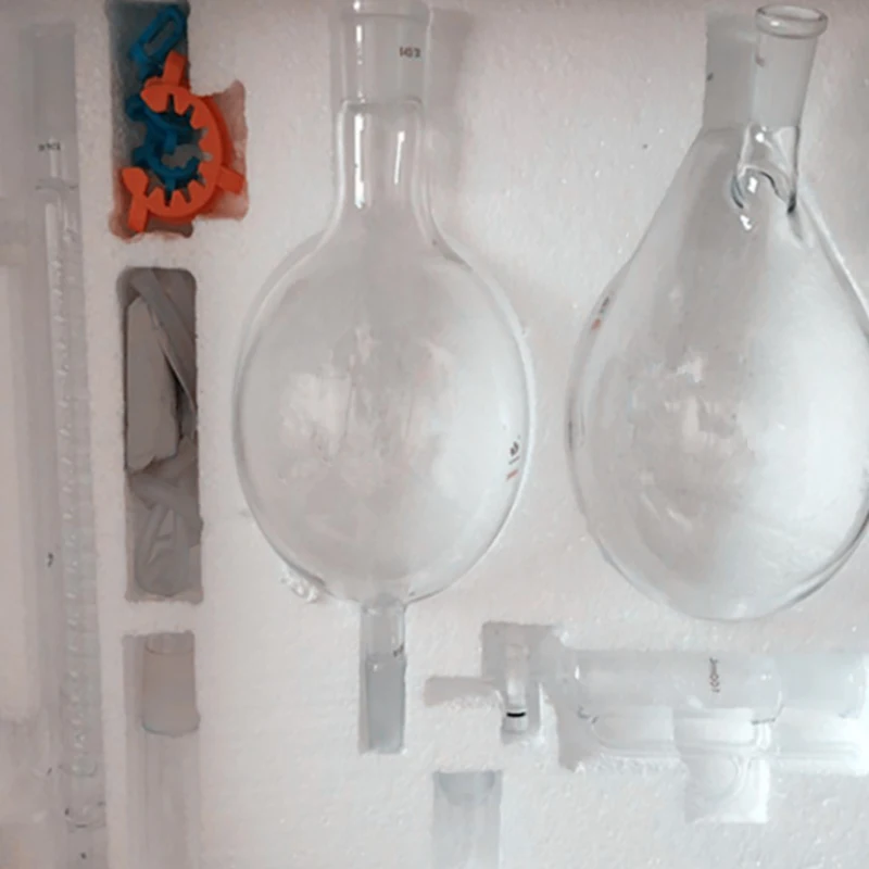 Лабораторный аппарат для дистилляции эфирного масла 2000 мл зеркальный очиститель