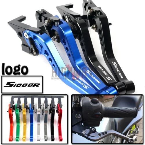 

Motorcycle Accessories Modified Two Finger Clutch Short Adjustable Brake Levers Handle For BMW S1000R S1000 R 2015-2016