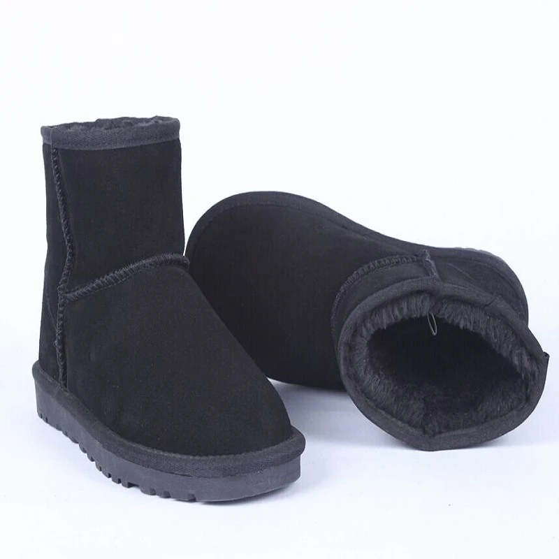 Классические австралийские женские зимние ботинки 100% ботильоны из натуральной