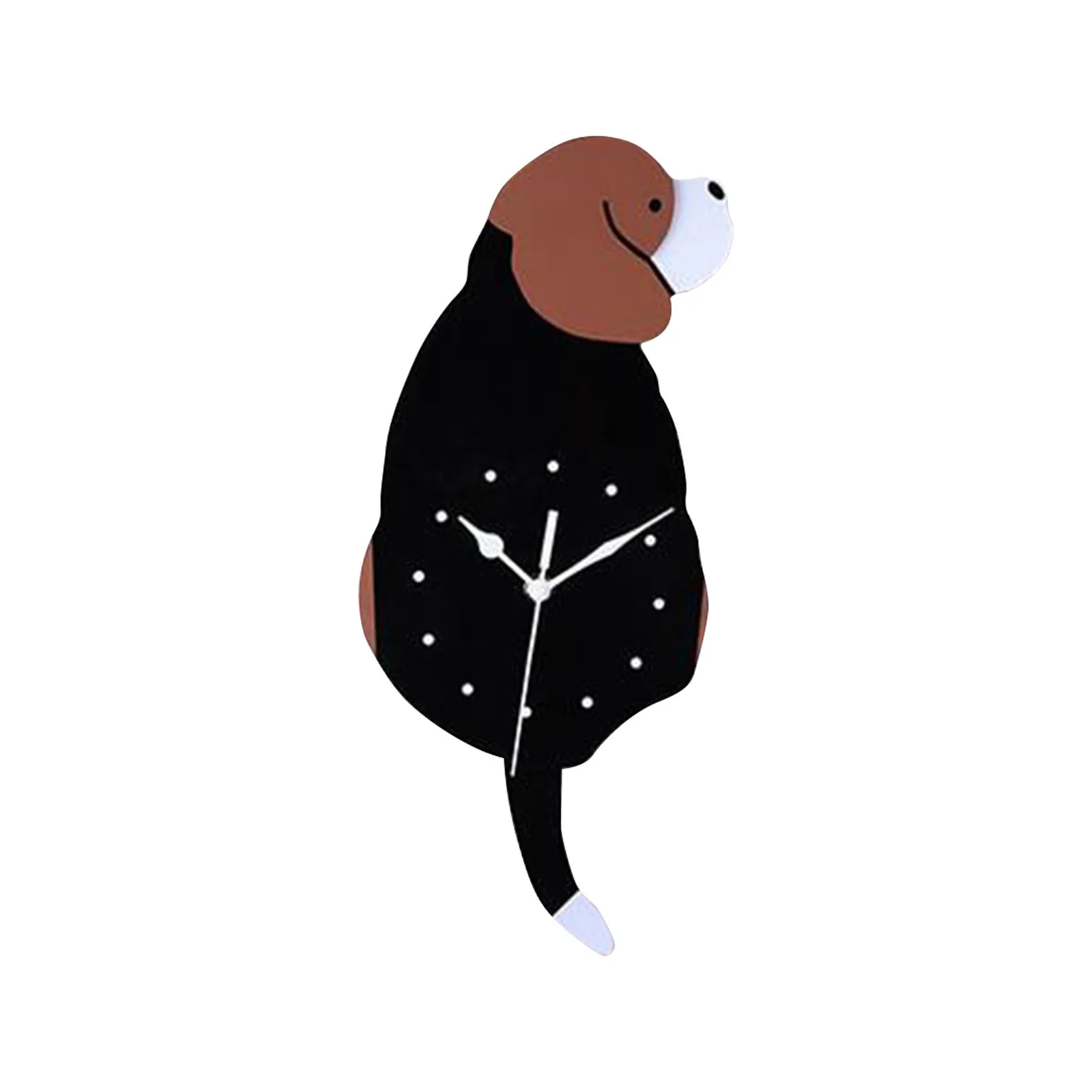 Детские акриловые настенные часы Relogio креативные сделай сам с изображением щенка