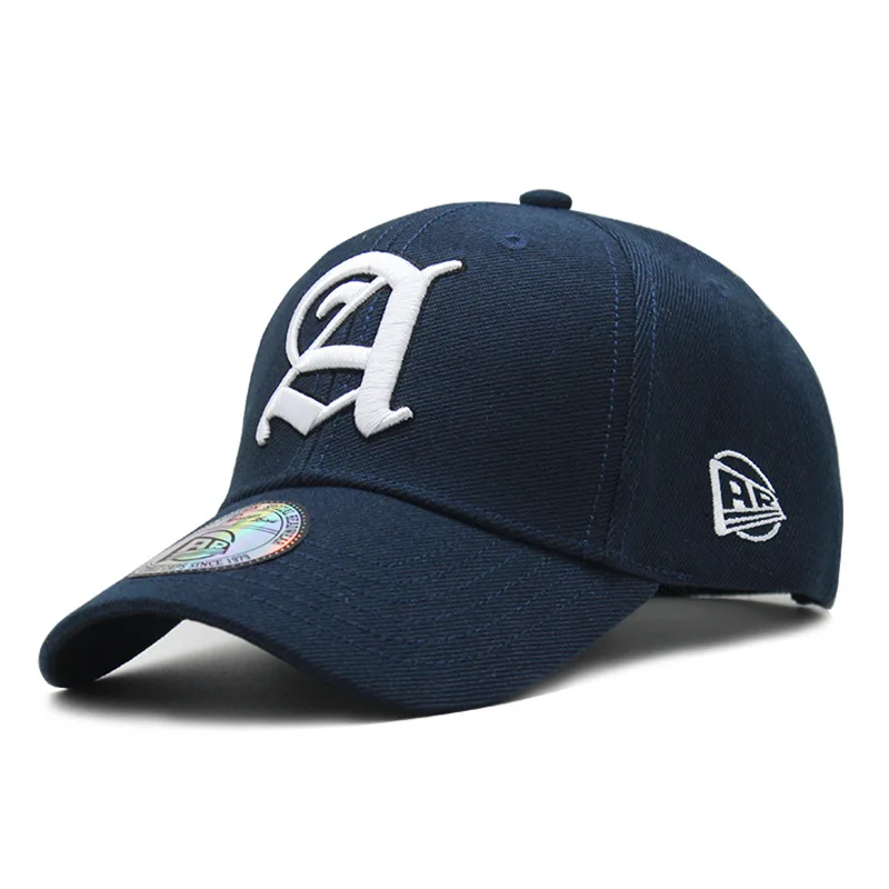 Бейсболка с вышитым алфавитом для мужчин и женщин уличная Солнцезащитная шляпа