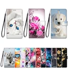 Для Xiaomi Redmi 6A 7A чехол из искусственной кожи флип-чехол для Redmi 6A 7A 6 A 7 A Redmi6a Redmi7a чехол с рисунком роз Coque Shell